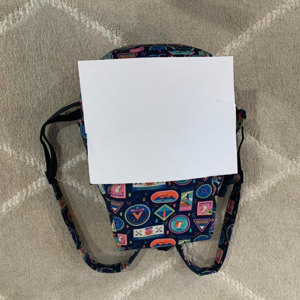 Kipling Colorful Patterned Backpack - image 8